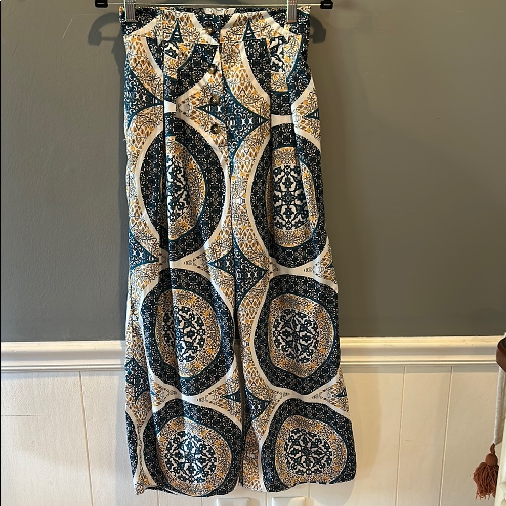 Wide Leg Boho Pants